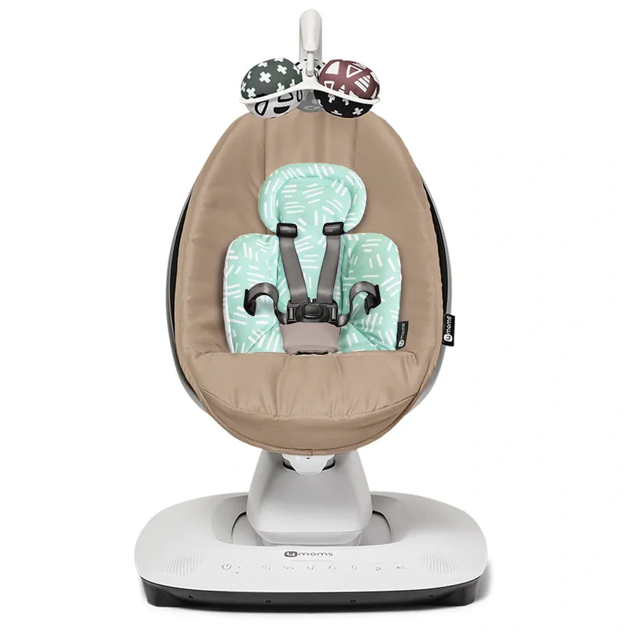 4Moms Mamaroo Multi-Motion Baby Swing (Sandstone)   Newborn Insert