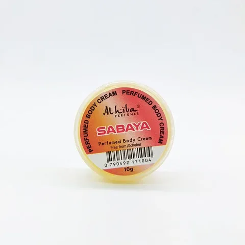 5 Pcs x 10g Al Hiba Perfumed Body Creams - Alcohol Free (Sabaya, Maryam, Solid, Adidas, Deos)