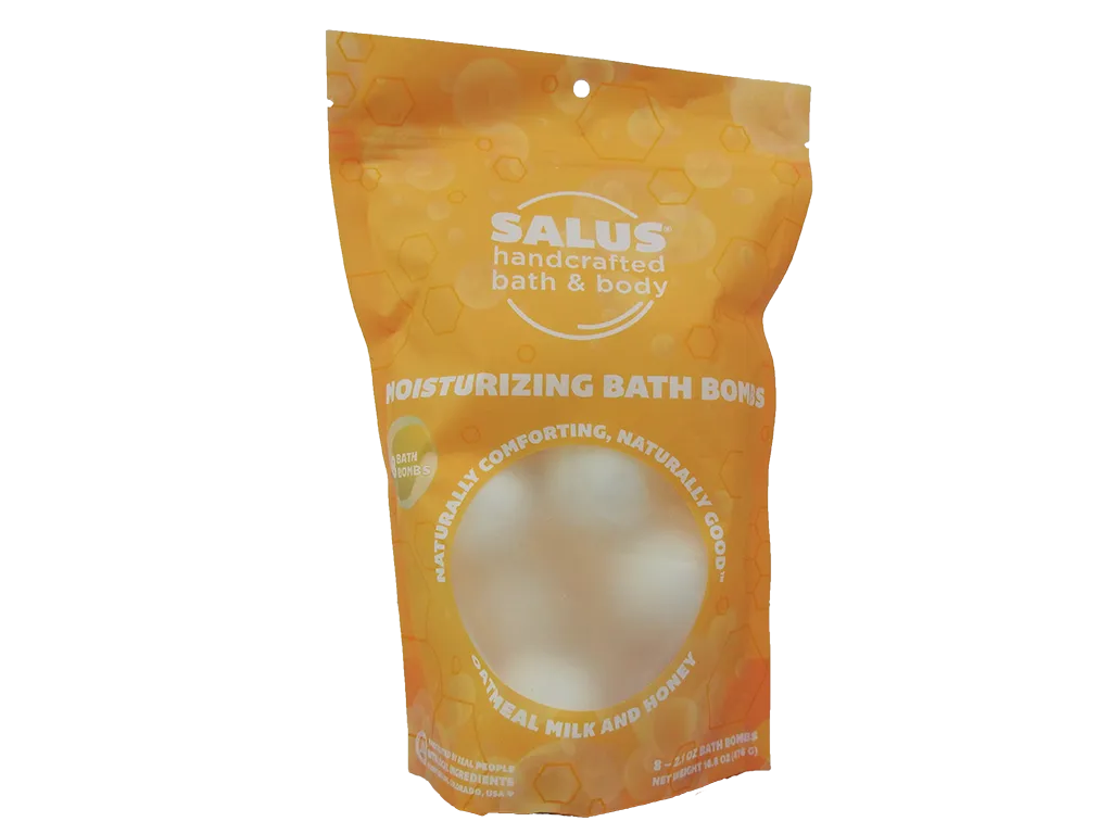 8 Count Bath Bomb Bag - Oatmeal, Milk   Honey