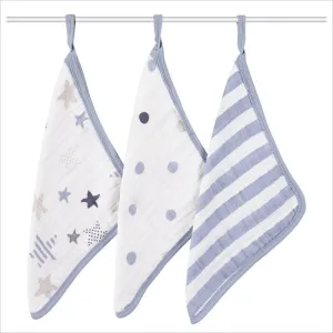 Aden   Anais Classic Washcloth 3-Pack in Rock Star