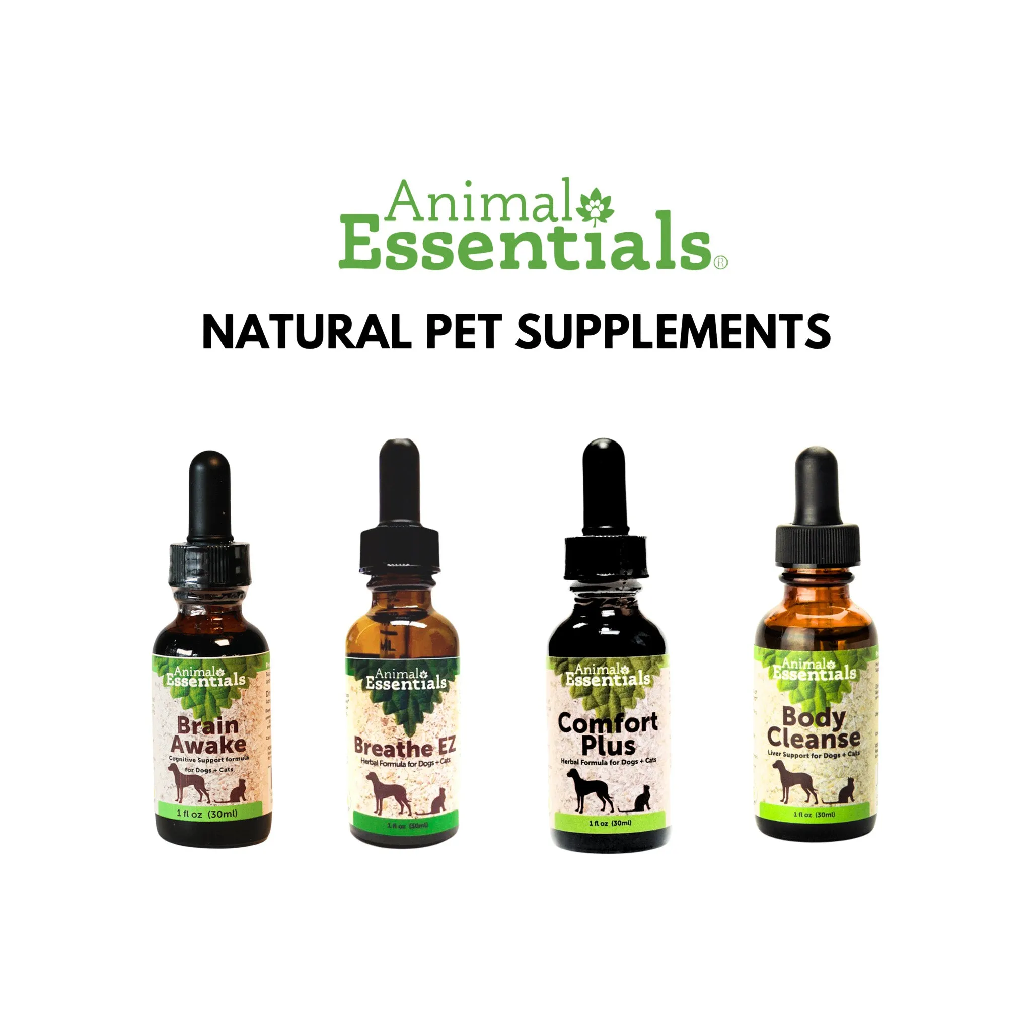 Animal Essentials Body Cleanse Liquid Herbal Formula for Dogs & Cats