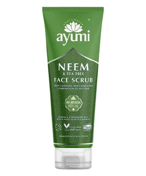 Ayumi Naturals Neem And Tea Tree Face Scrub 125ml