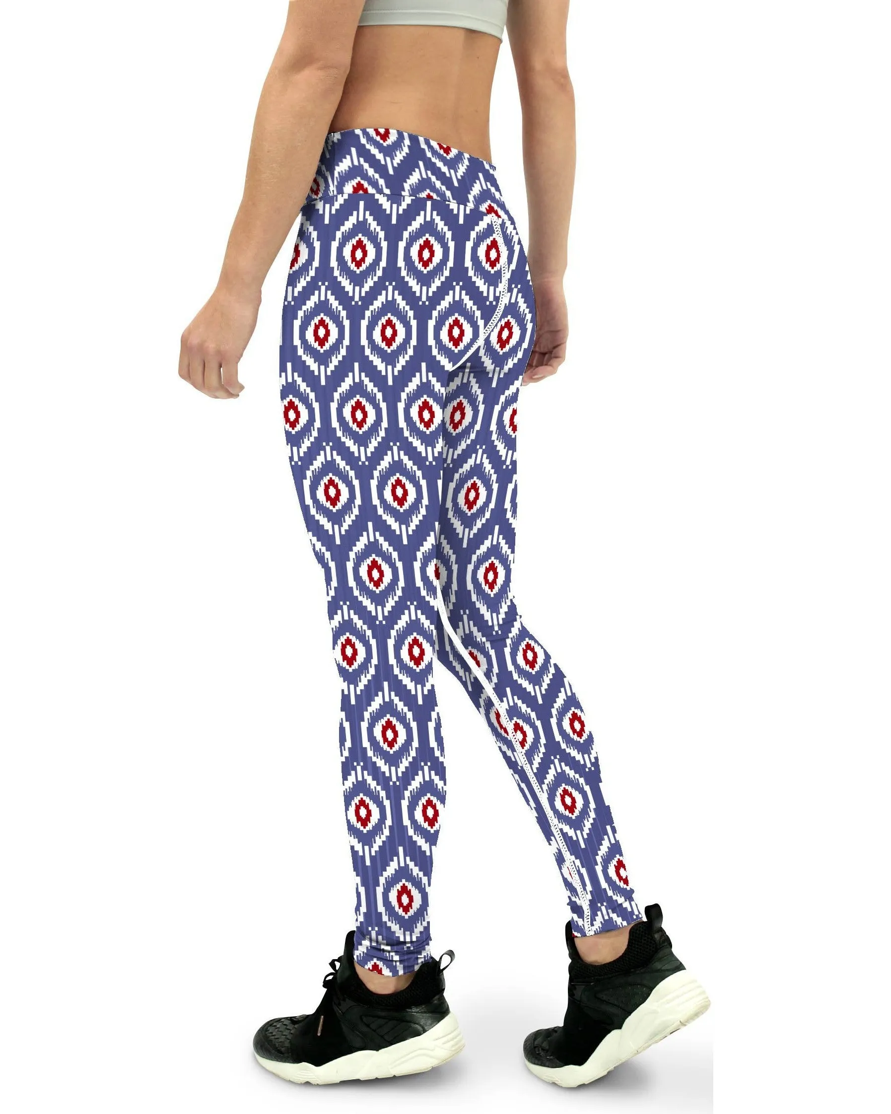 Batik Inspired Yoga Pants