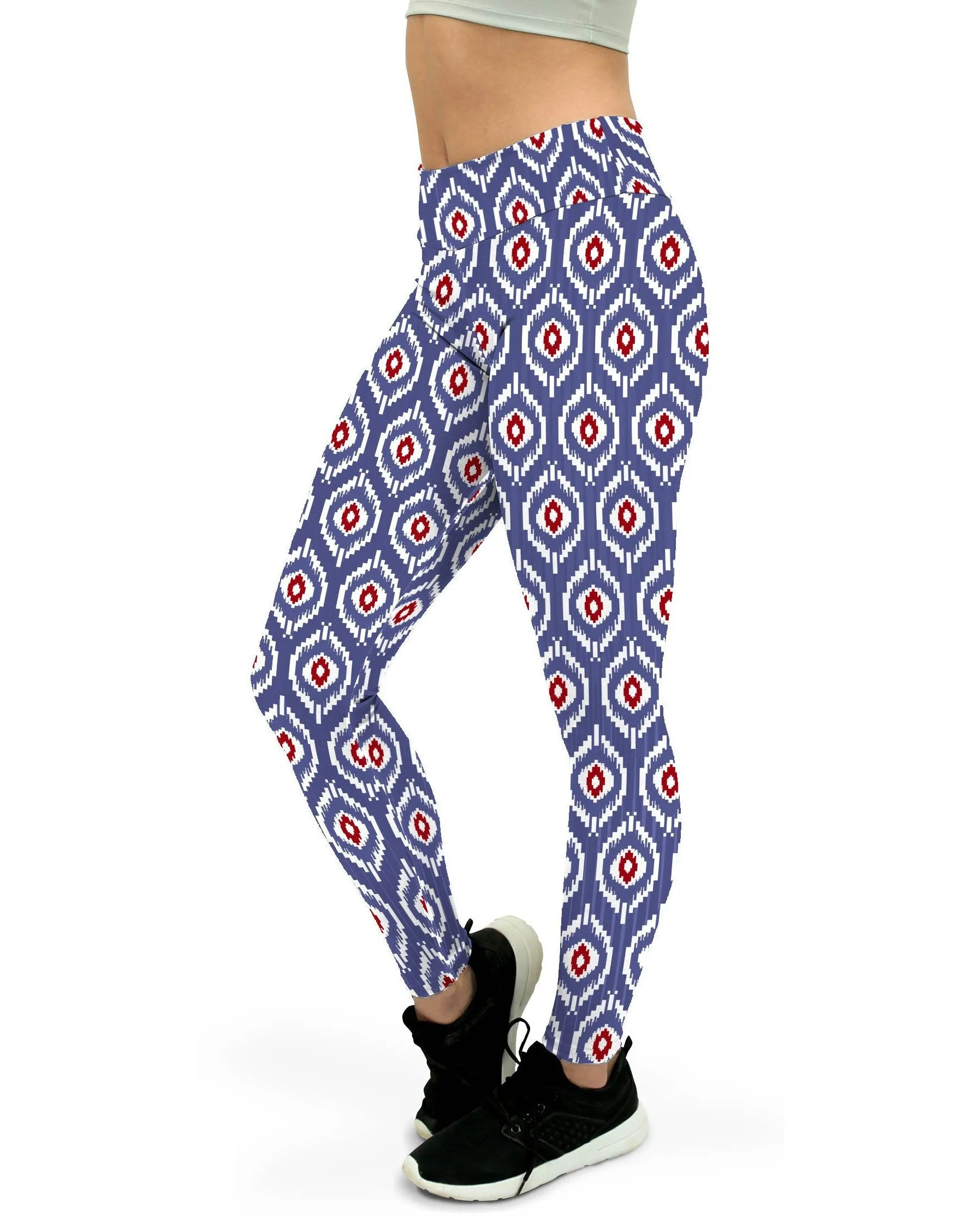 Batik Inspired Yoga Pants