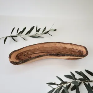 Beautiful Olive Wood Serving Platter | Handmade in Palestine