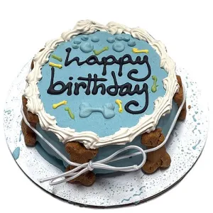 Blue Classic Cake (Personalized)