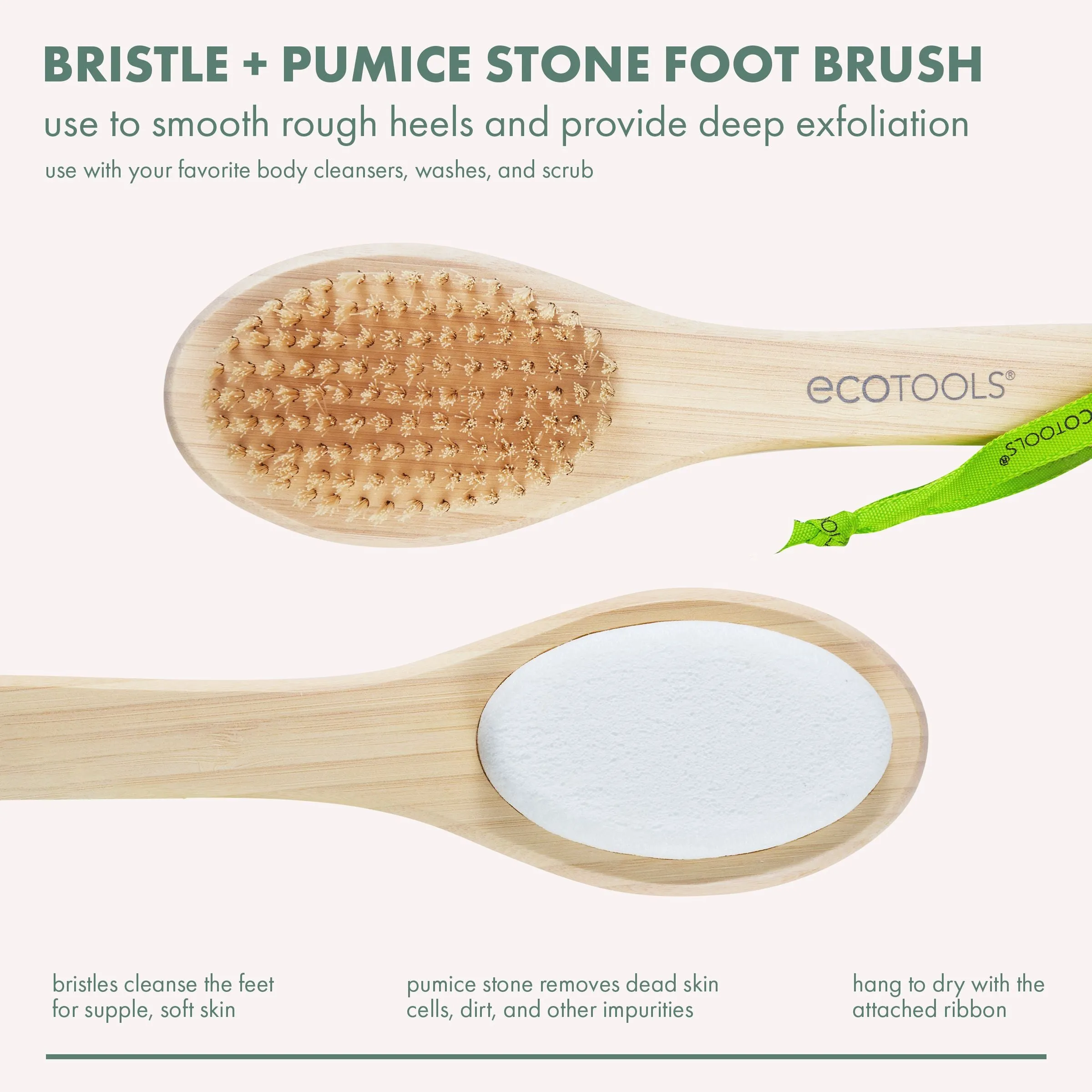 Bristle & Pumice Stone Foot Brush