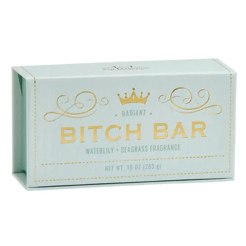 B!tch Bar Radiant Waterlilly And Seagrass Hydrating Bar Soap