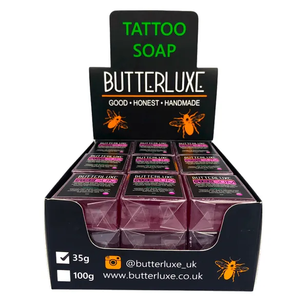 Butterluxe Tattoo Pink Soap Bar (35g)