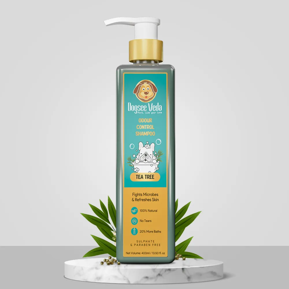 Dogsee Veda Odour Control Tea Tree Shampoo for Dogs (400ml)