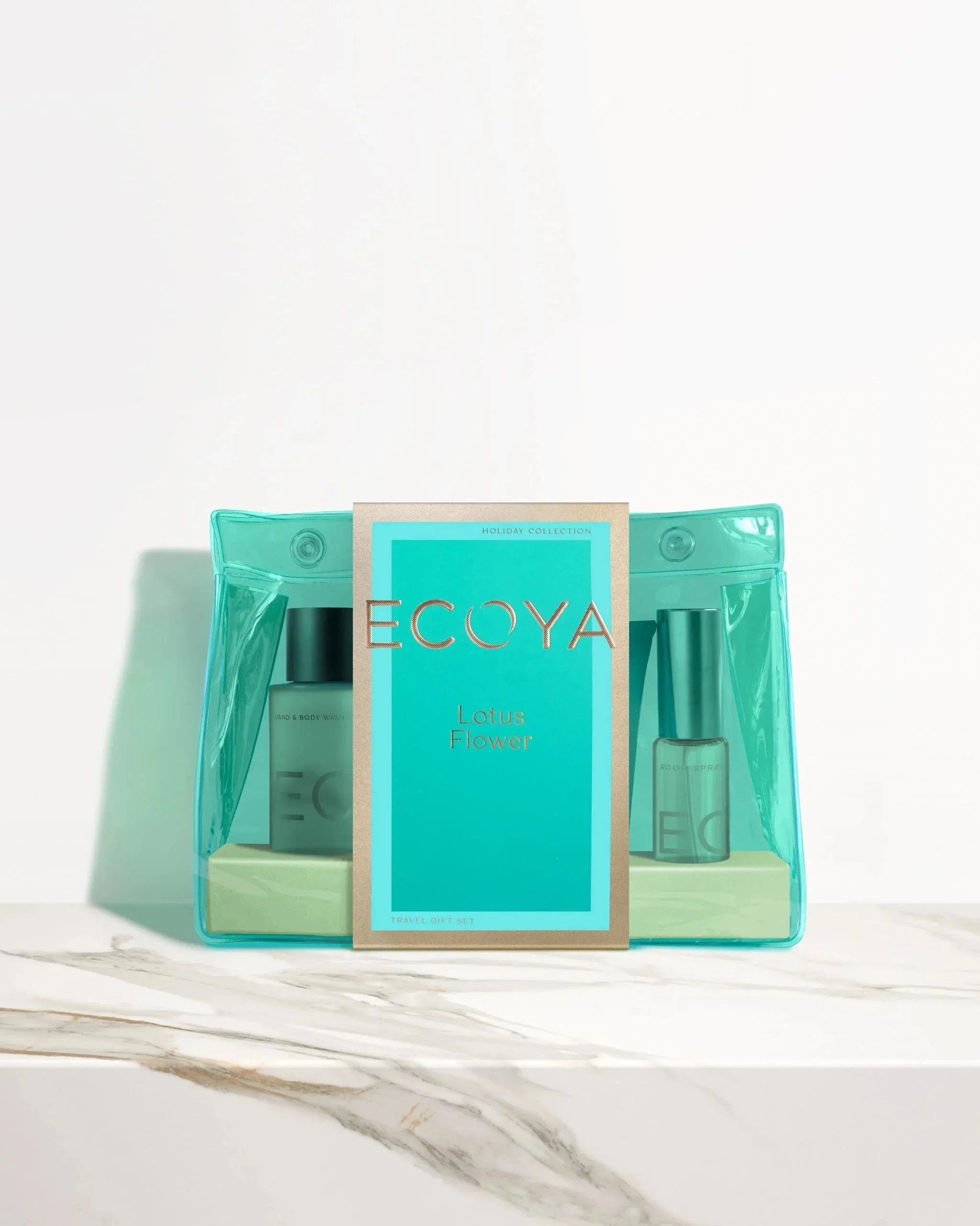 Ecoya Lotus Flower Travel Gift Set