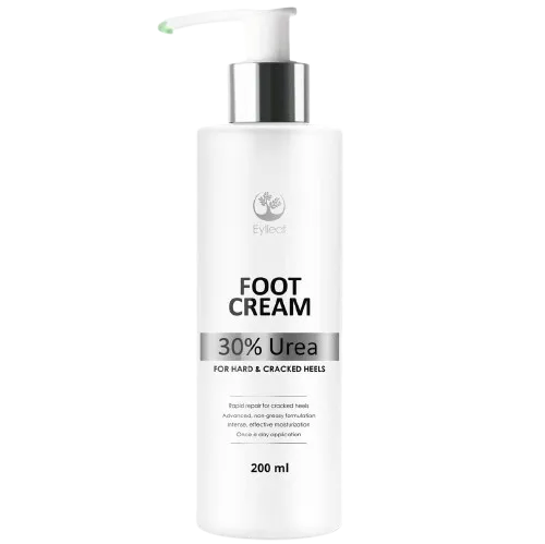 Eylleaf Urea 30% Foot Cream - Intense Moisture and Healing for Dry, Cracked Heels, 200 ml