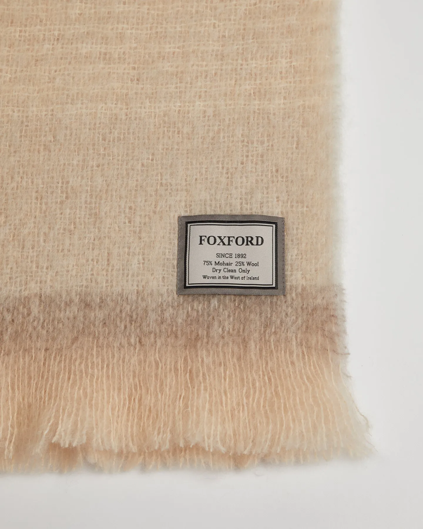 Foxford Ombreid Mohair Throw