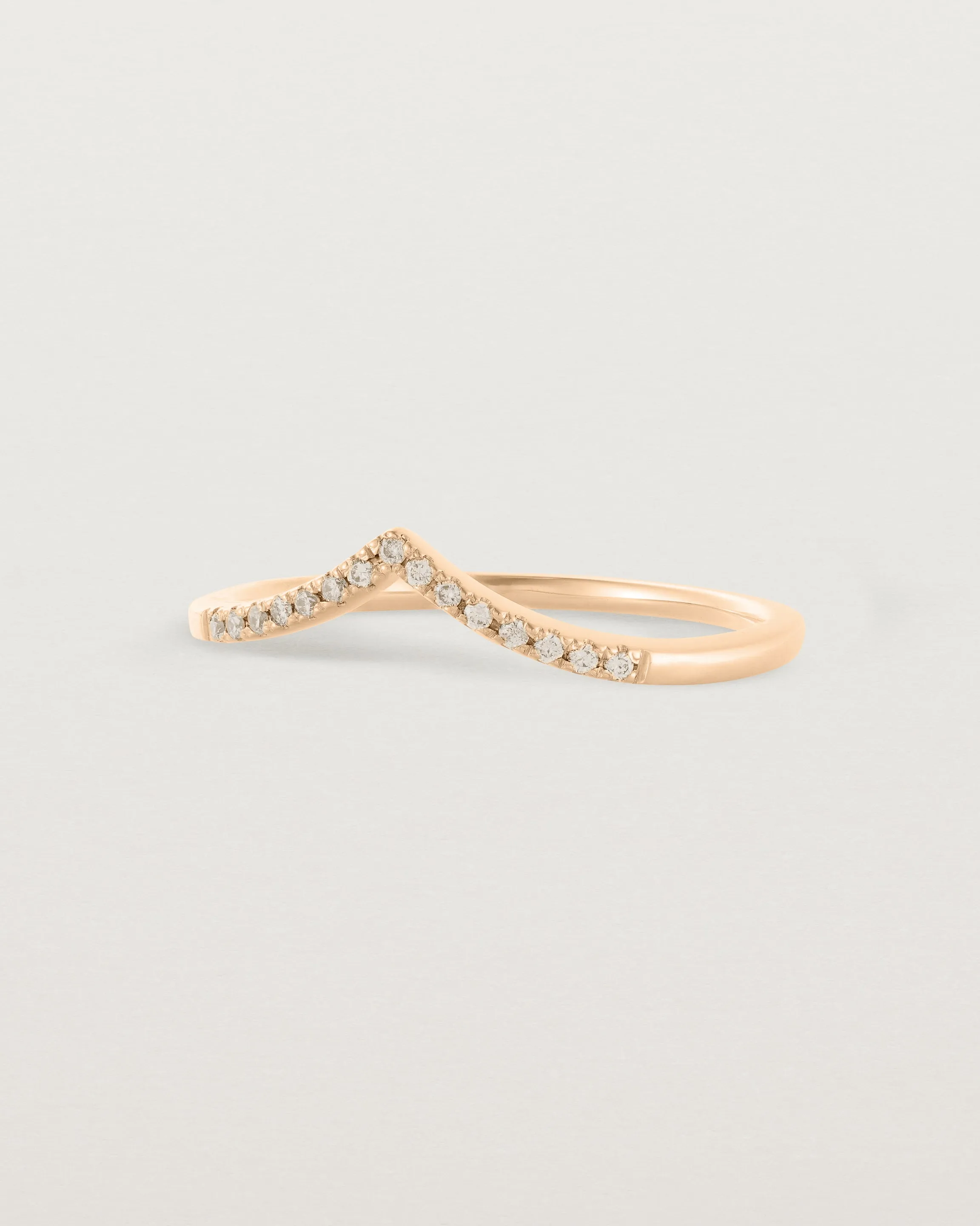 Gentle Point Ring | Champagne Diamonds