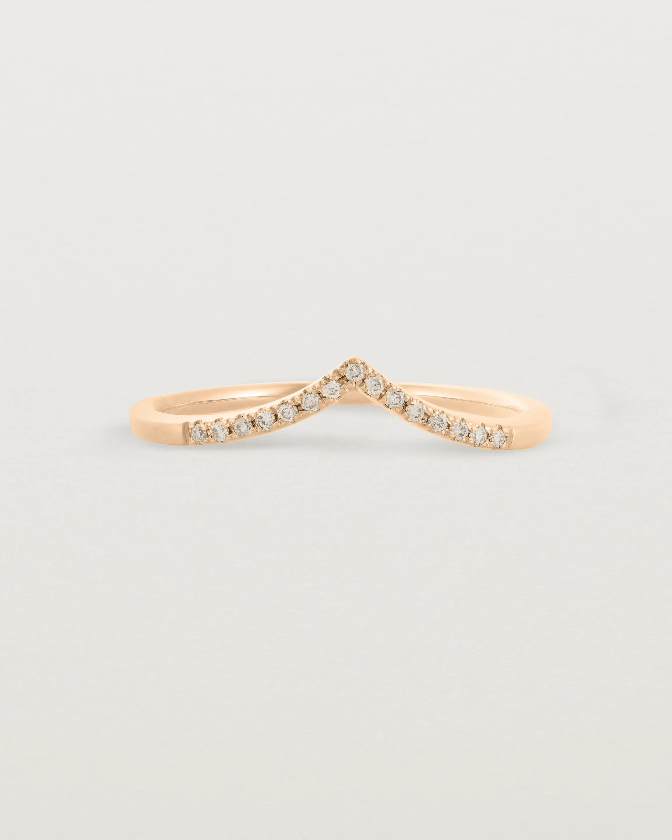 Gentle Point Ring | Champagne Diamonds