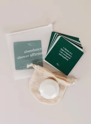 Gift Set - Abundance Shower Affirmations