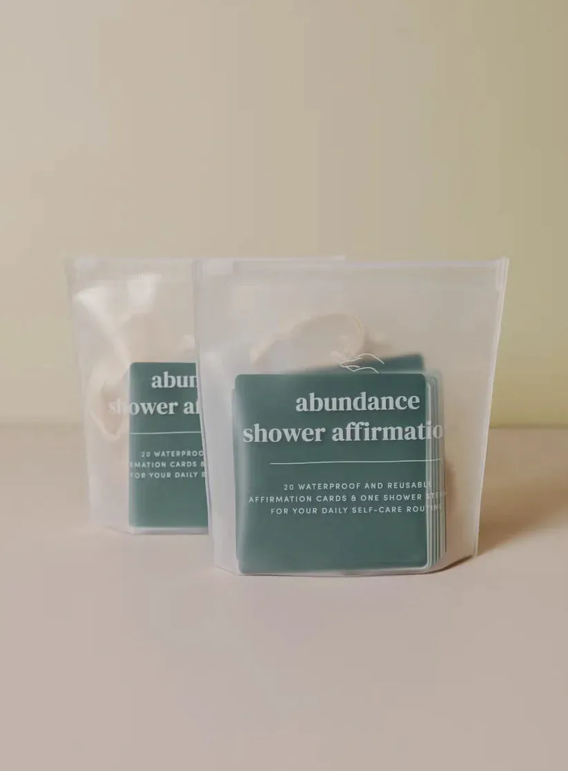 Gift Set - Abundance Shower Affirmations