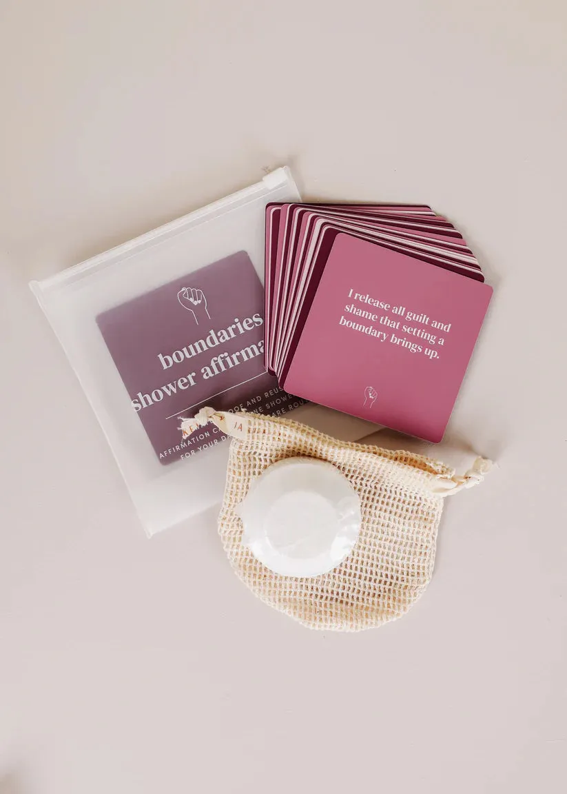 Gift Set - Boundaries Shower Affirmations