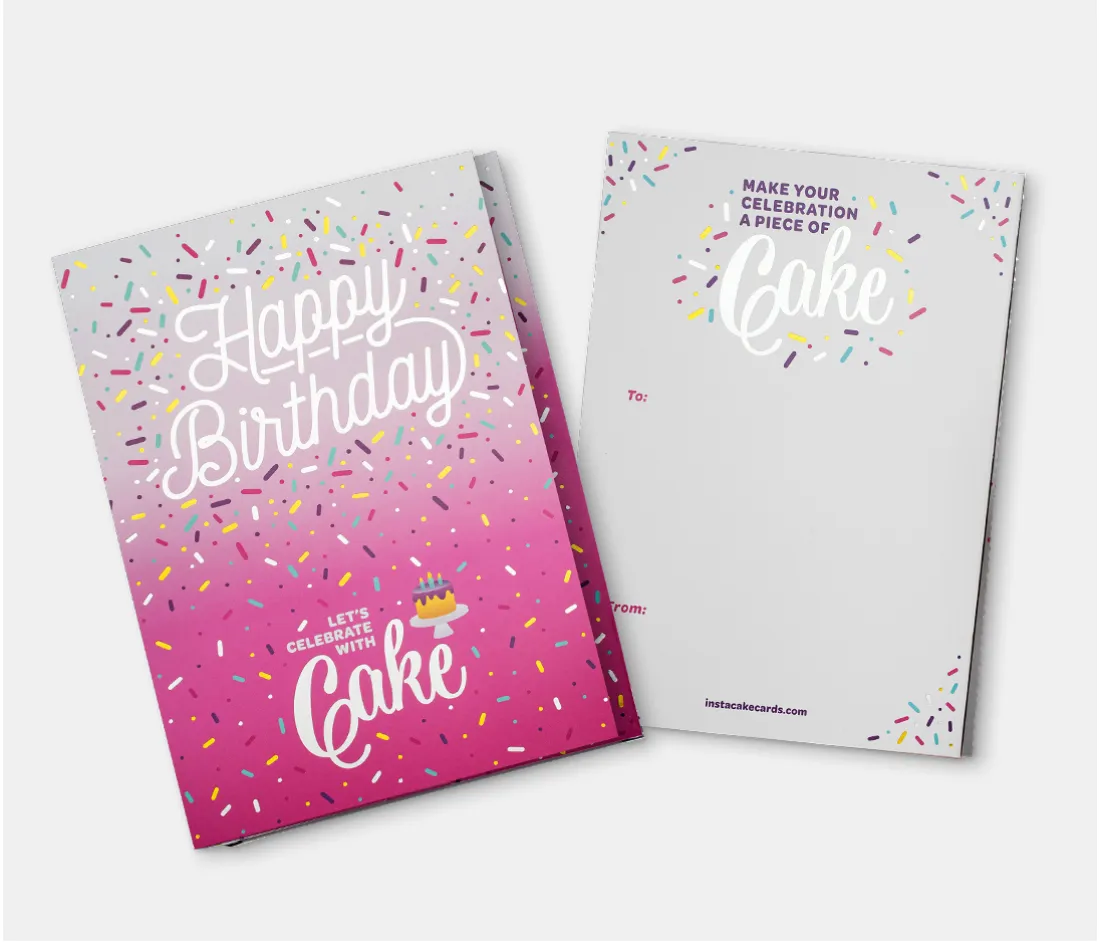 Insta Cake Cards