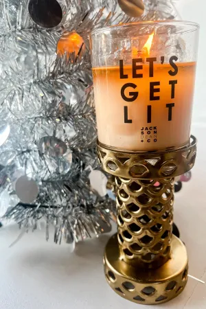 LET'S GET LIT CANDLE