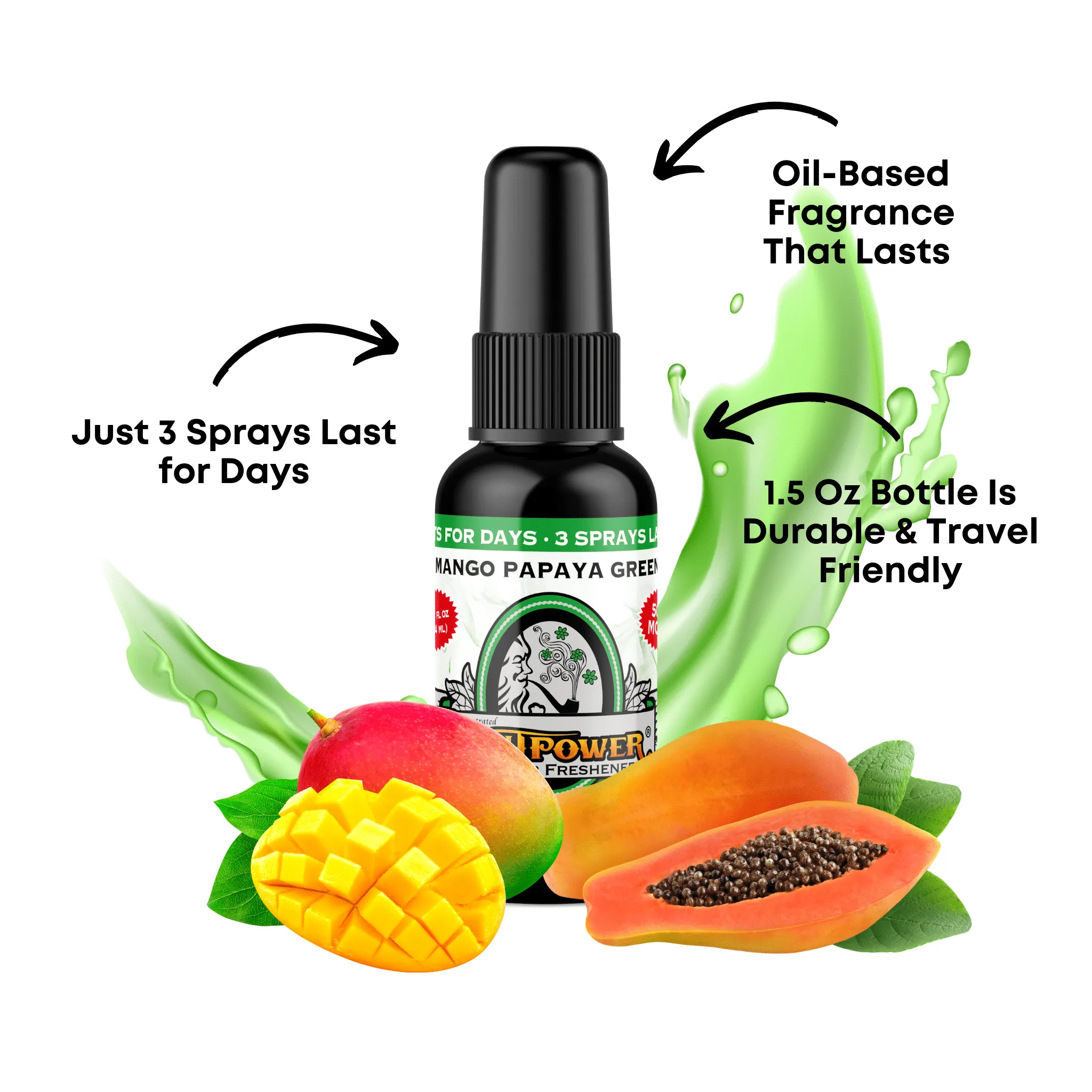 Mango Papaya Green Air Freshener Spray