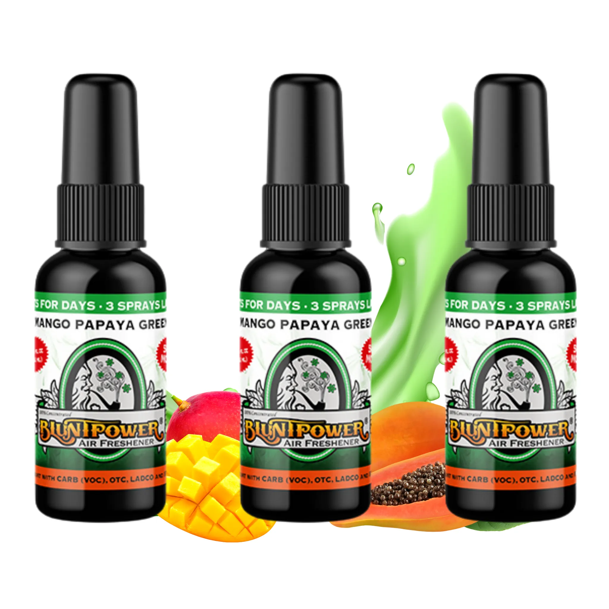 Mango Papaya Green Air Freshener Spray