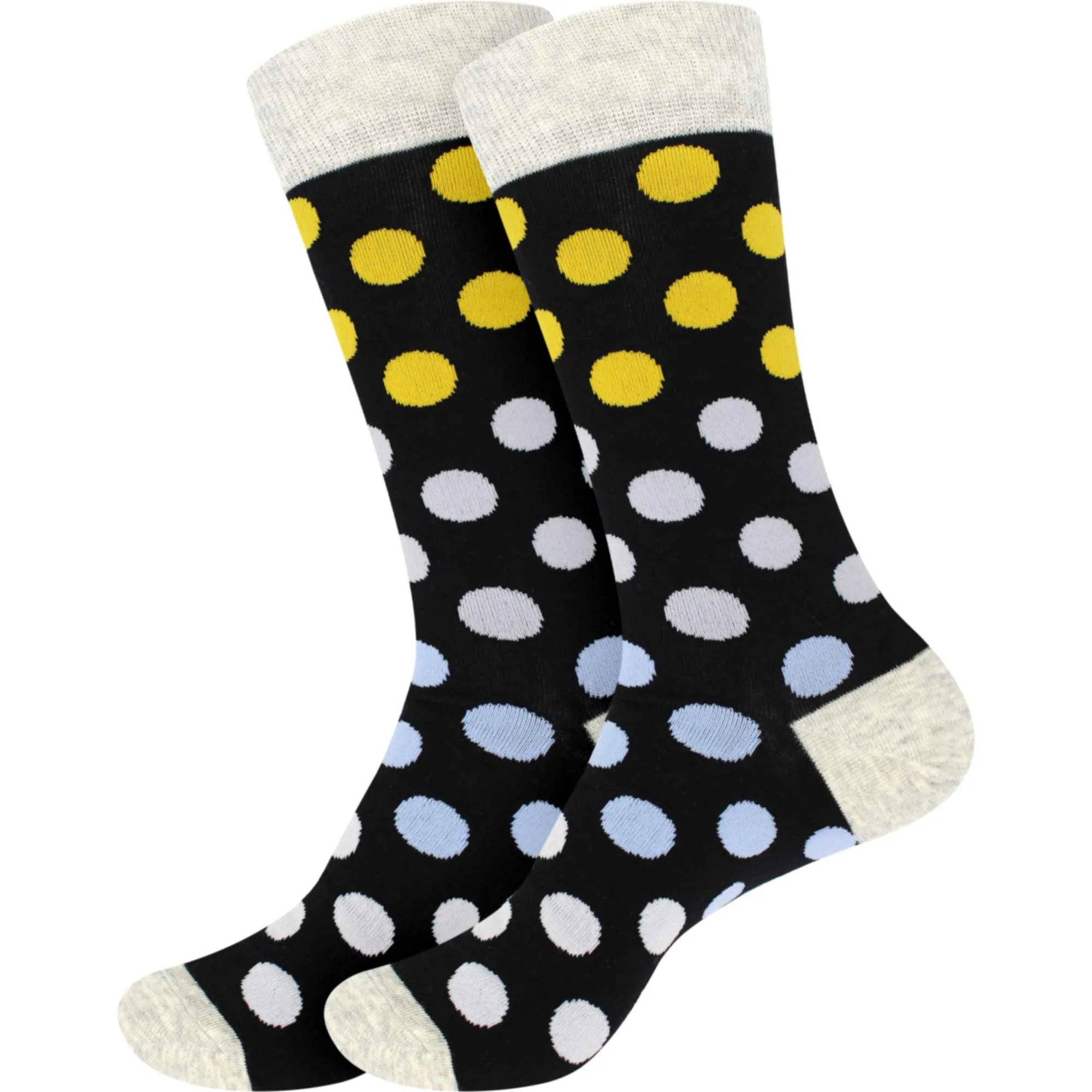 Men's Cotton Colorful Dress Socks