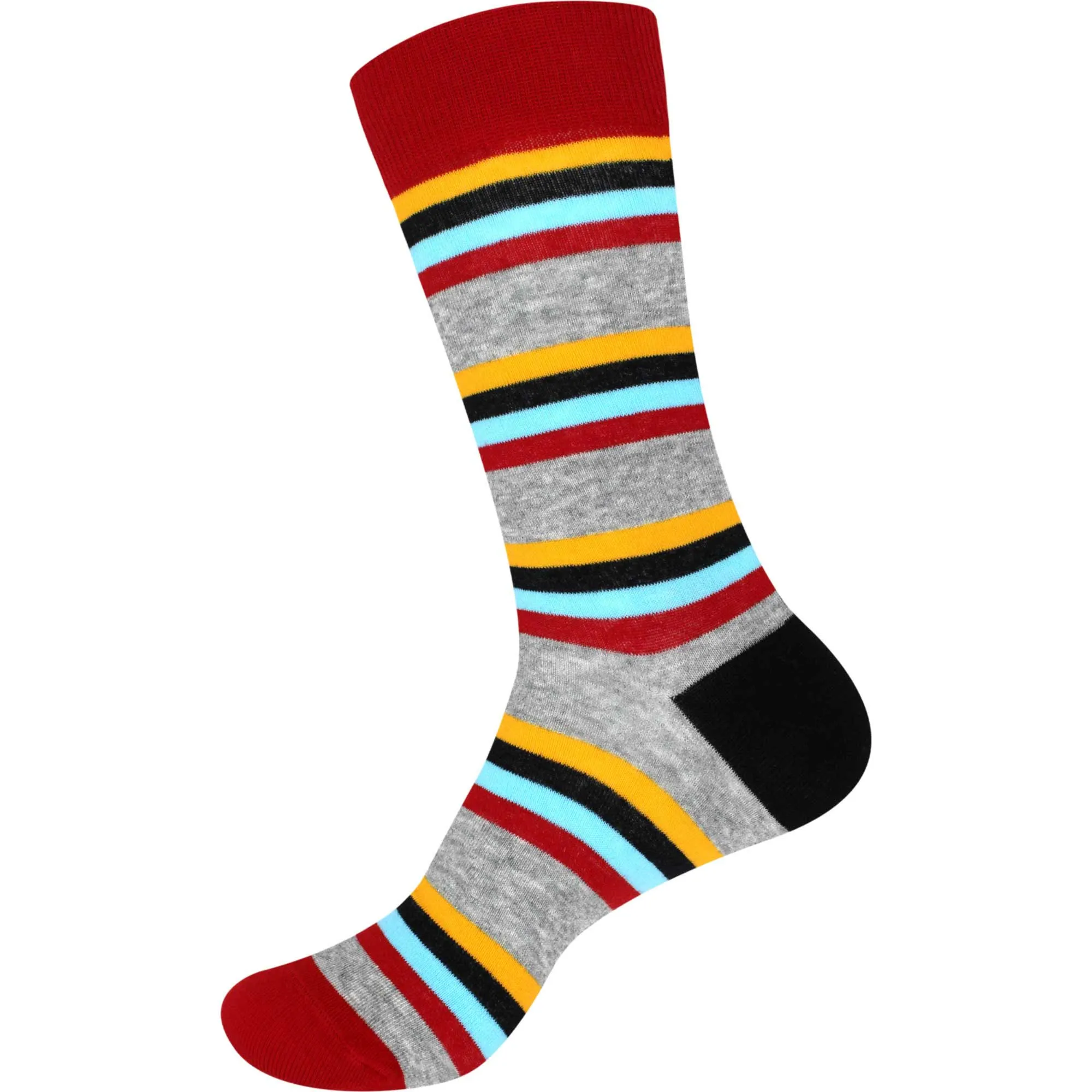 Men's Cotton Colorful Dress Socks