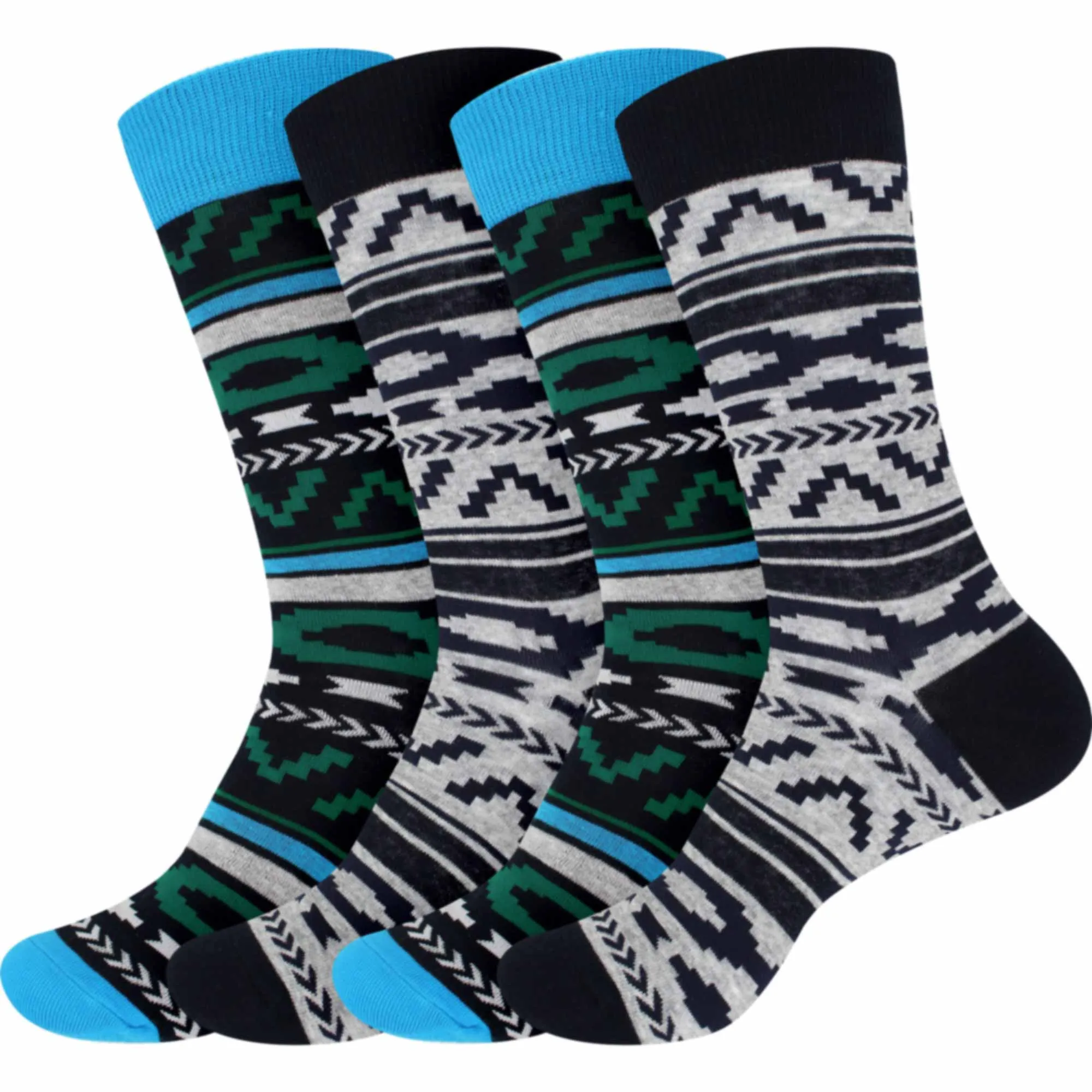 Men's Cotton Colorful Dress Socks