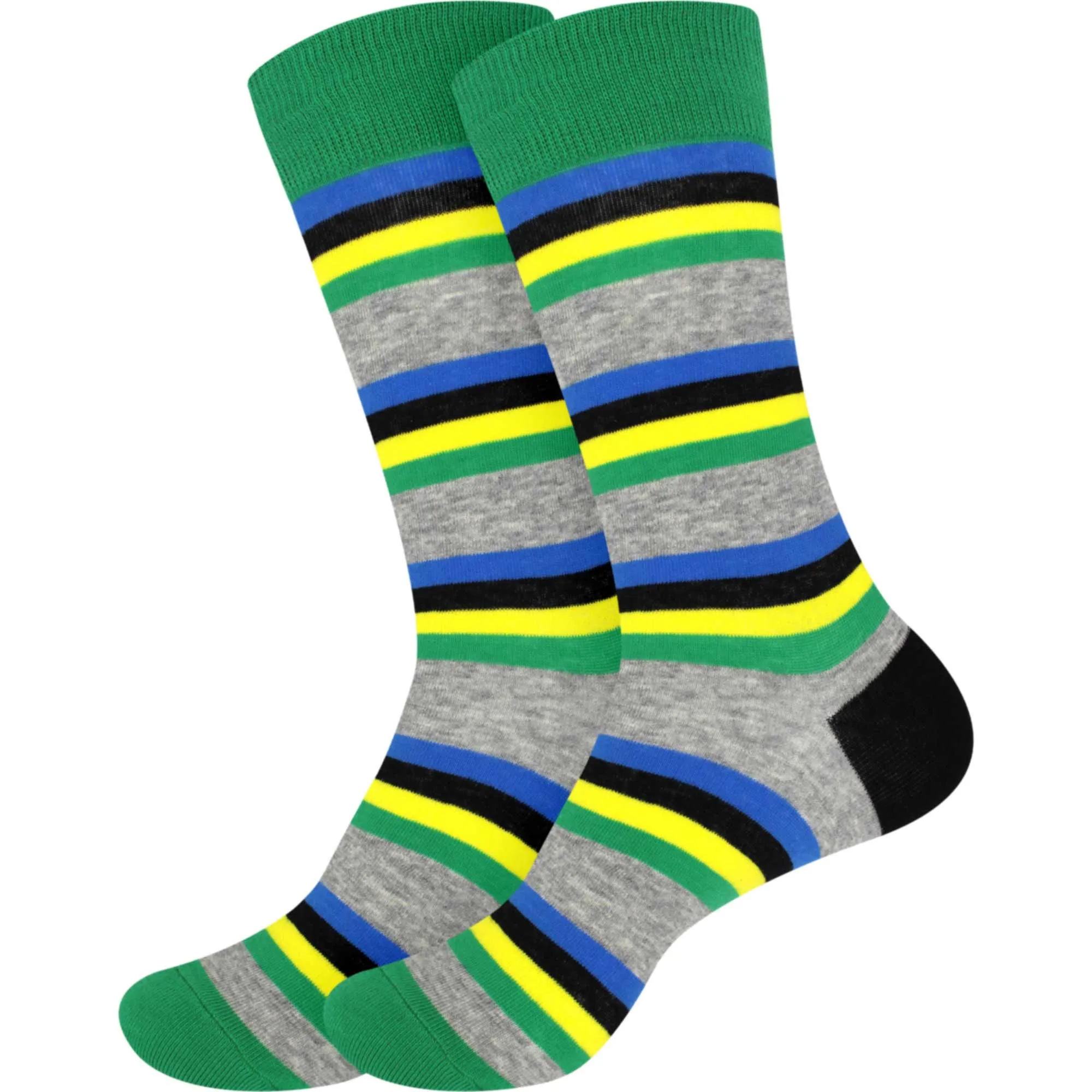 Men's Cotton Colorful Dress Socks