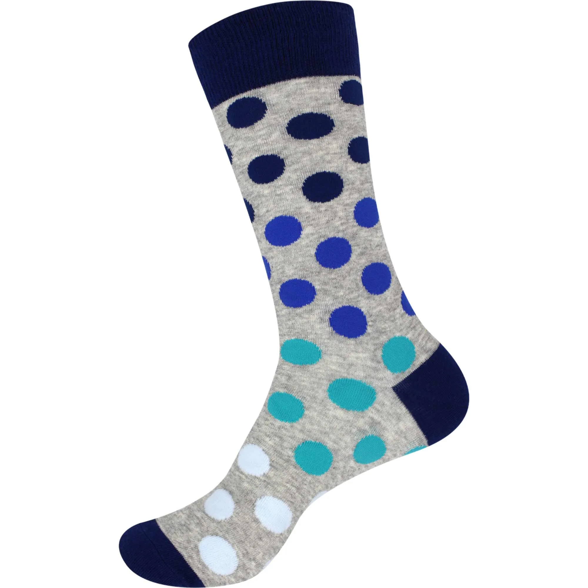 Men's Cotton Colorful Dress Socks