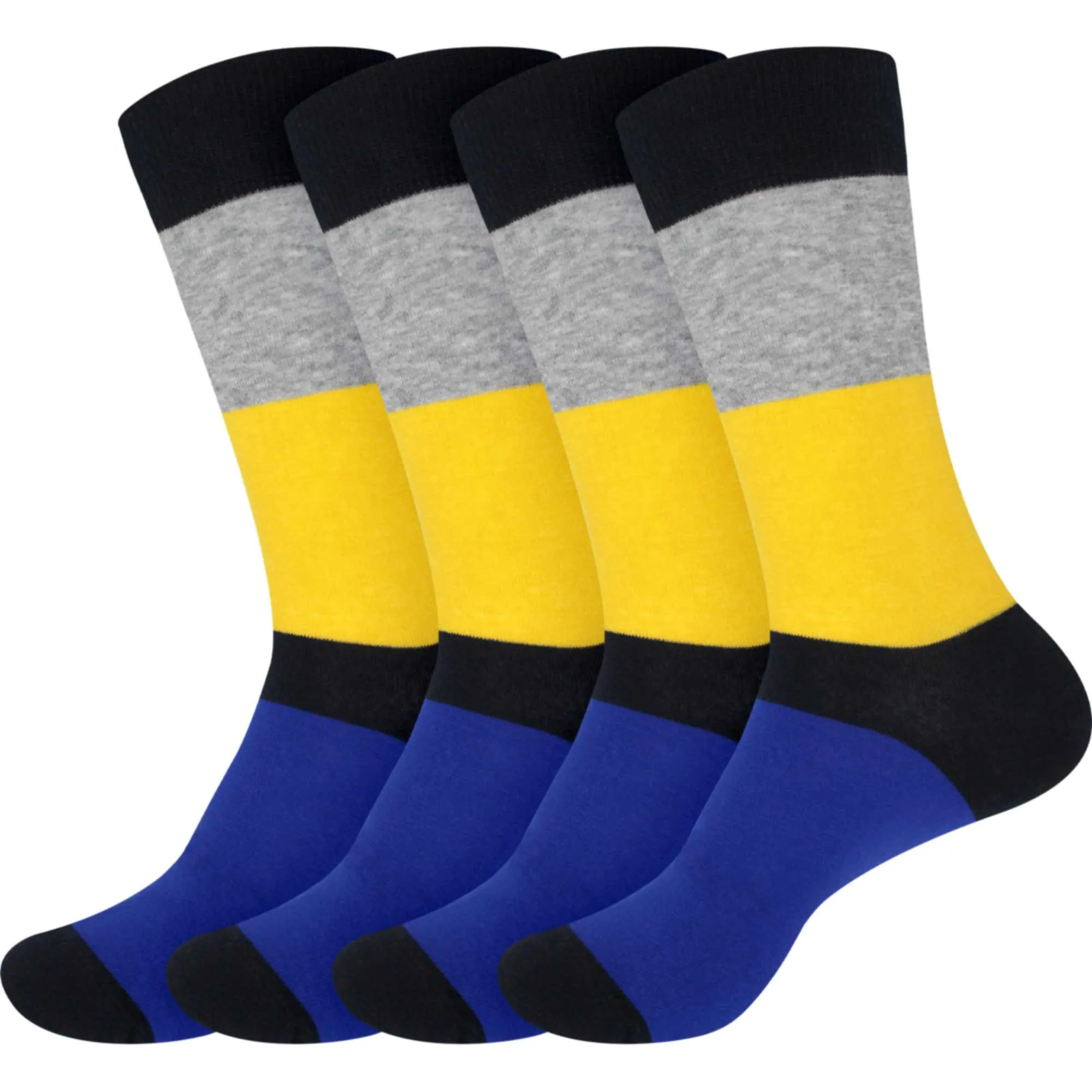 Men's Cotton Colorful Dress Socks