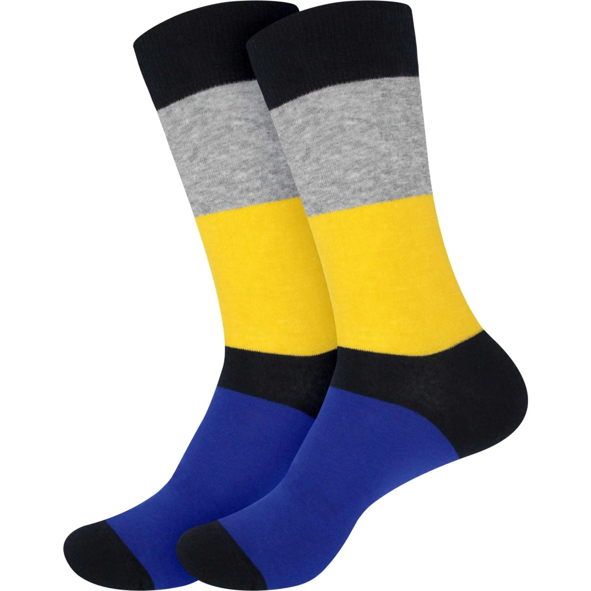 Men's Cotton Colorful Dress Socks