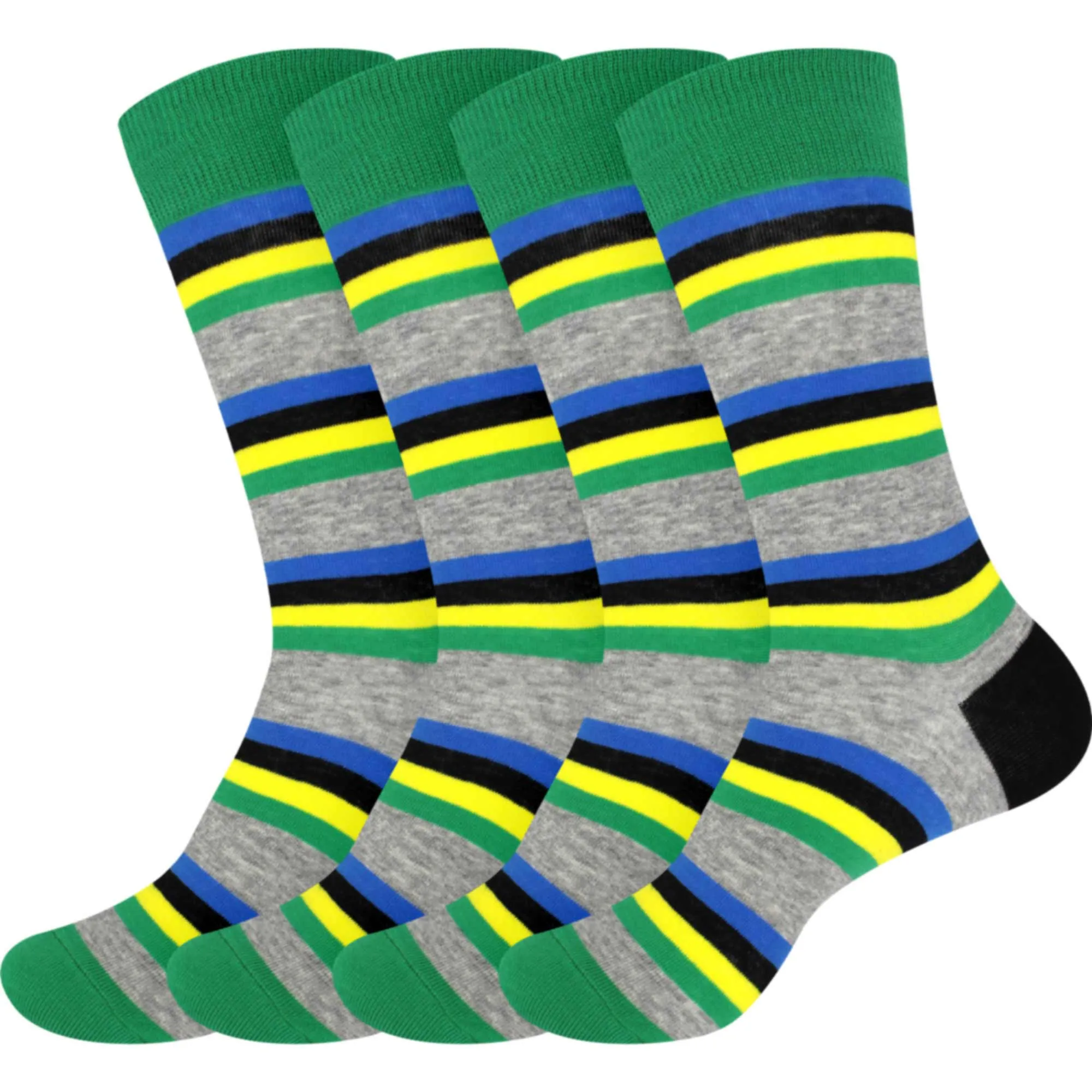 Men's Cotton Colorful Dress Socks