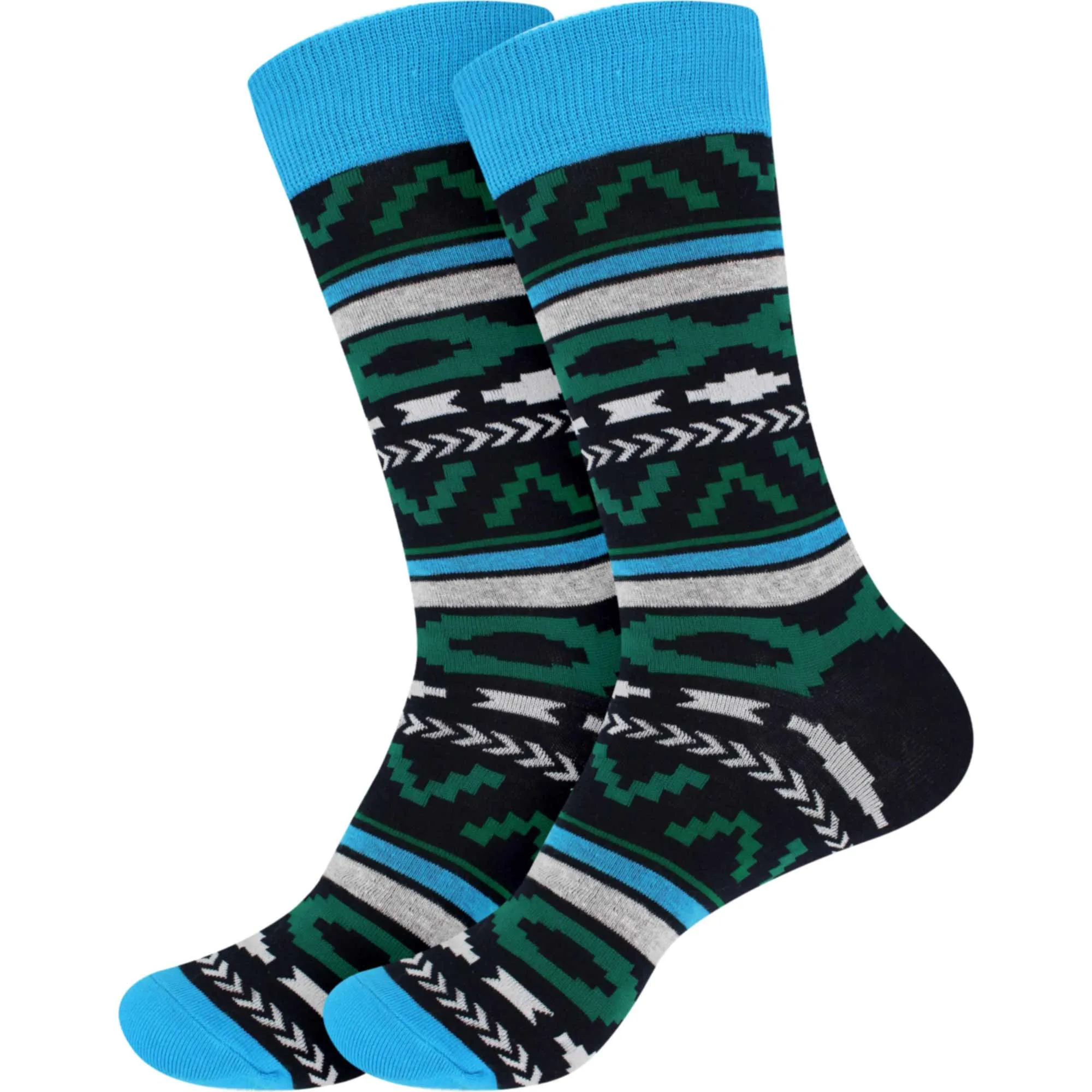 Men's Cotton Colorful Dress Socks