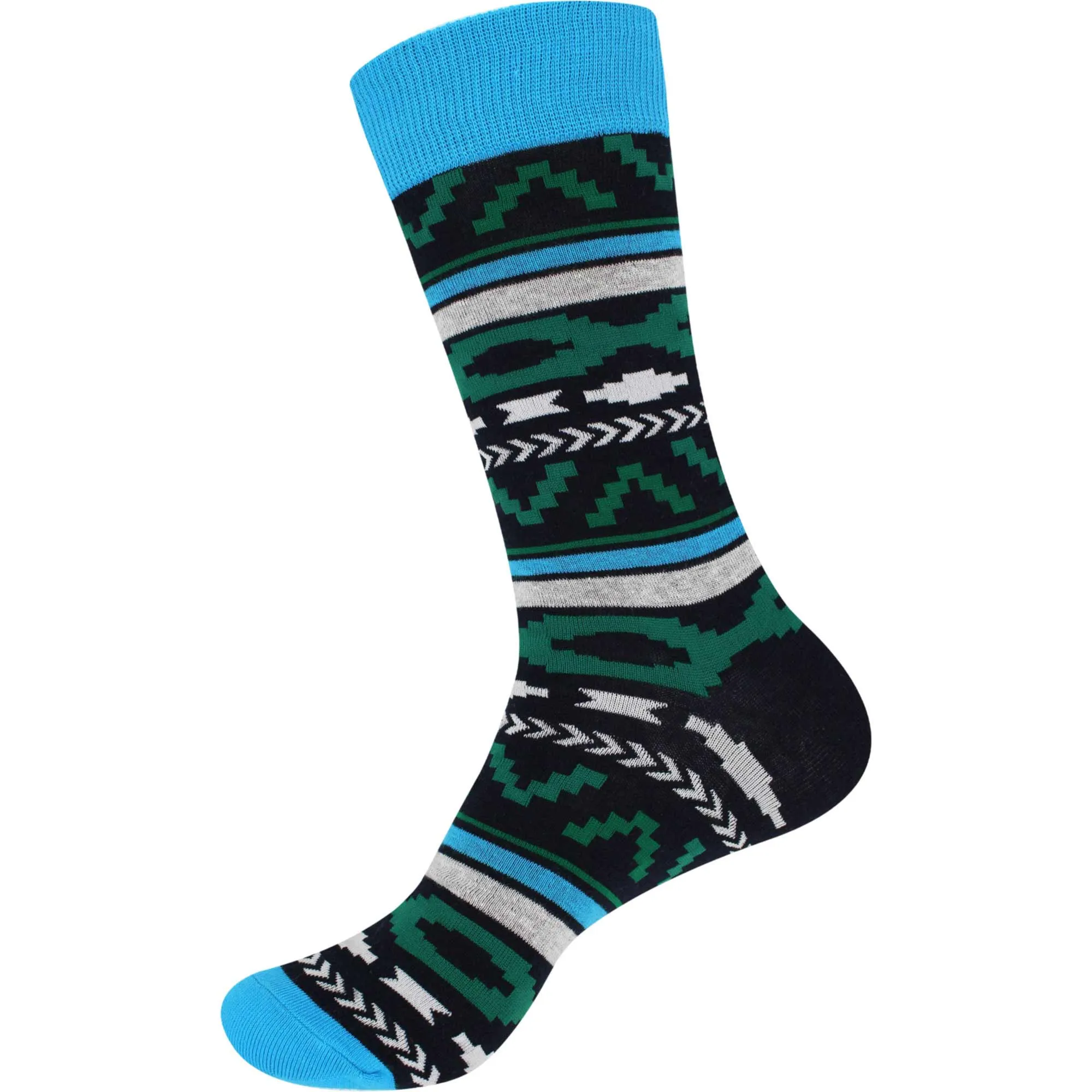 Men's Cotton Colorful Dress Socks