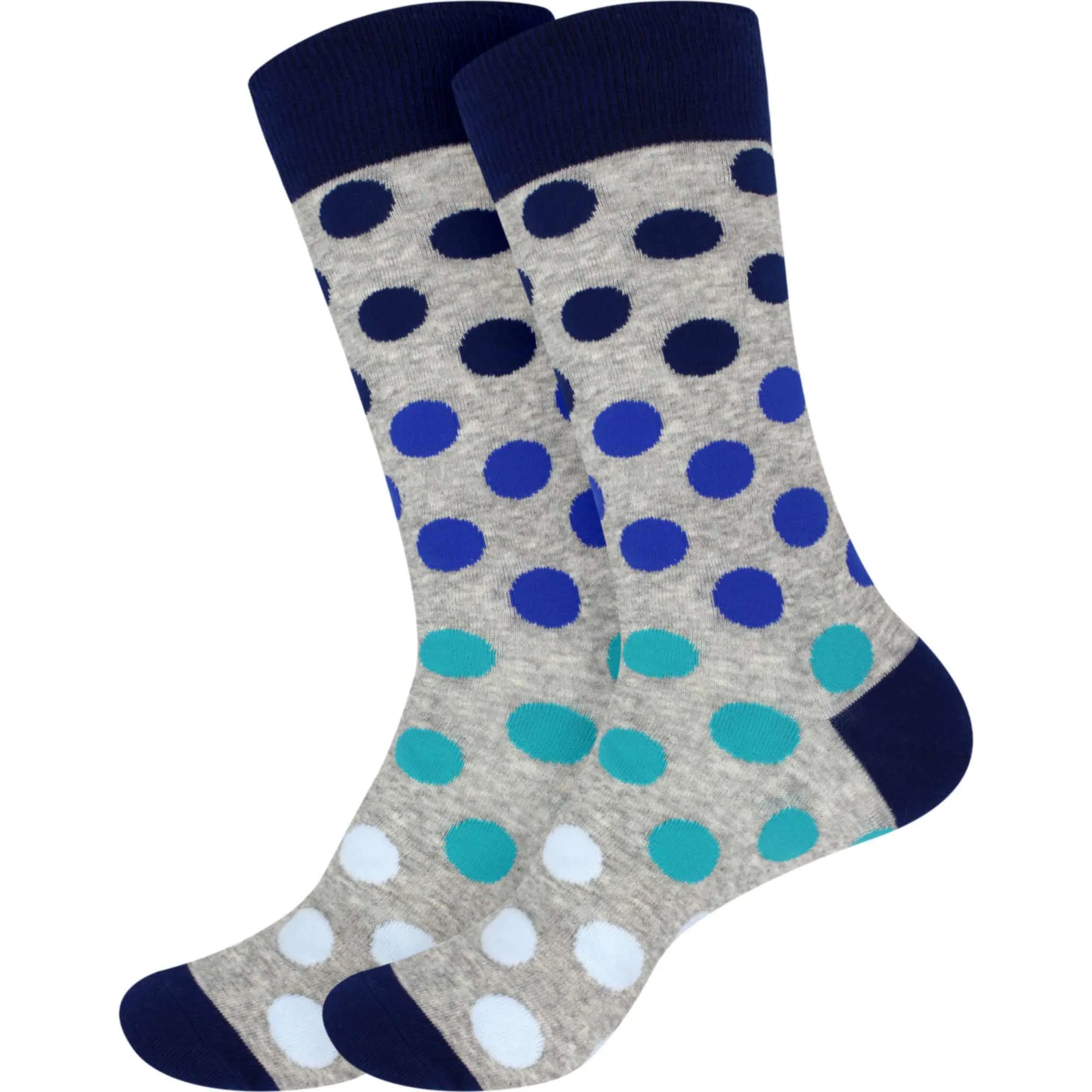 Men's Cotton Colorful Dress Socks