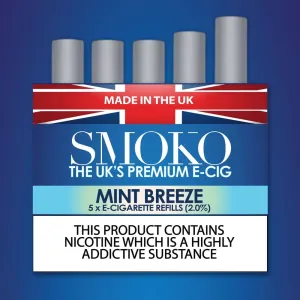 Mint Breeze Flavour - E-Cigarette Refills