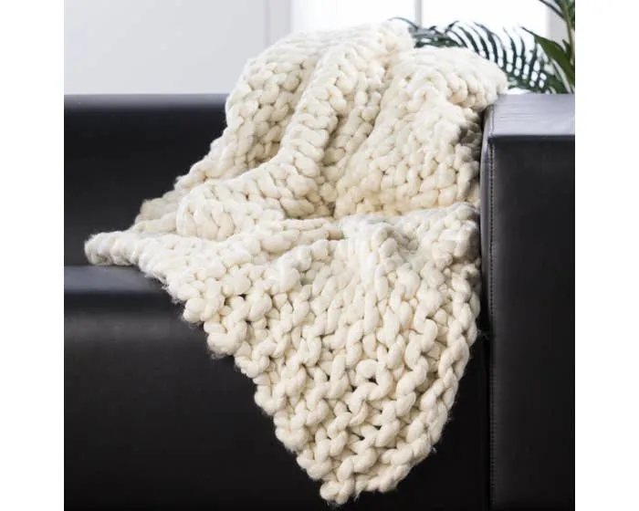 Nikki Chu throw blanket- White Swan