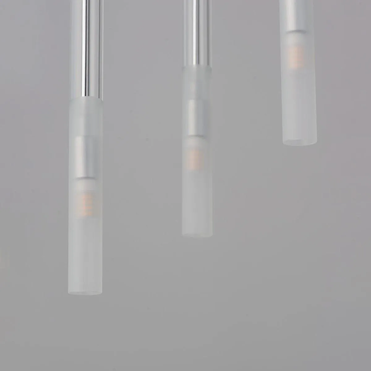 Pipette 18 in. 3 Lights LED Pendant Light Polished Chrome Finish