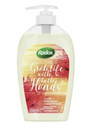 Radox Shea Butter & Ginger Antibacterial Handwash 250ml