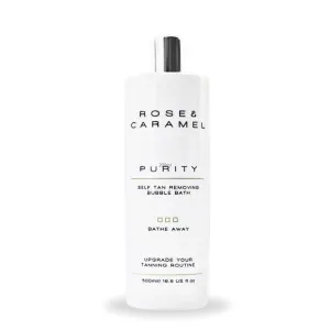 Rose & Caramel Purity Tan Removing Bubble Bath