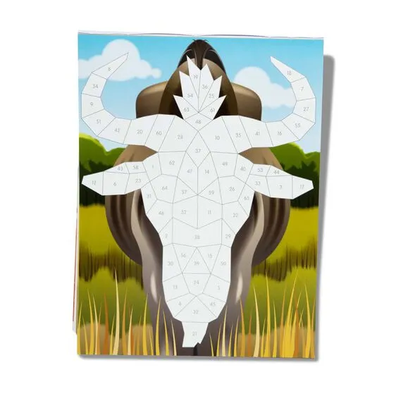 Safari Animals Mosaic Sticker Pad