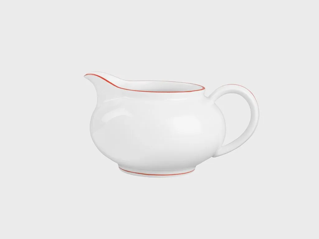 Small jug | Lotos | Red colour rim