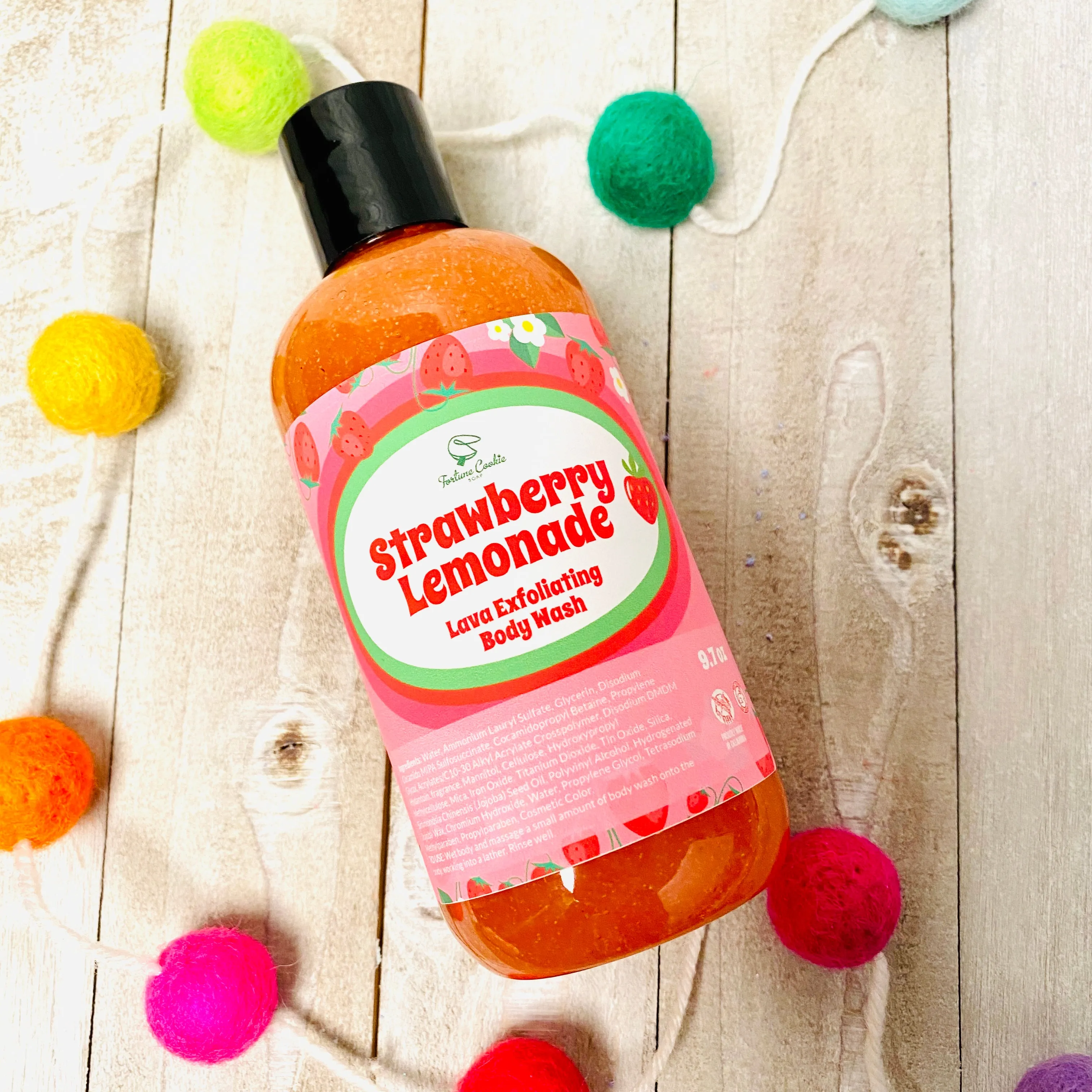 STRAWBERRY LEMONADE Lava Exfoliating Body Wash