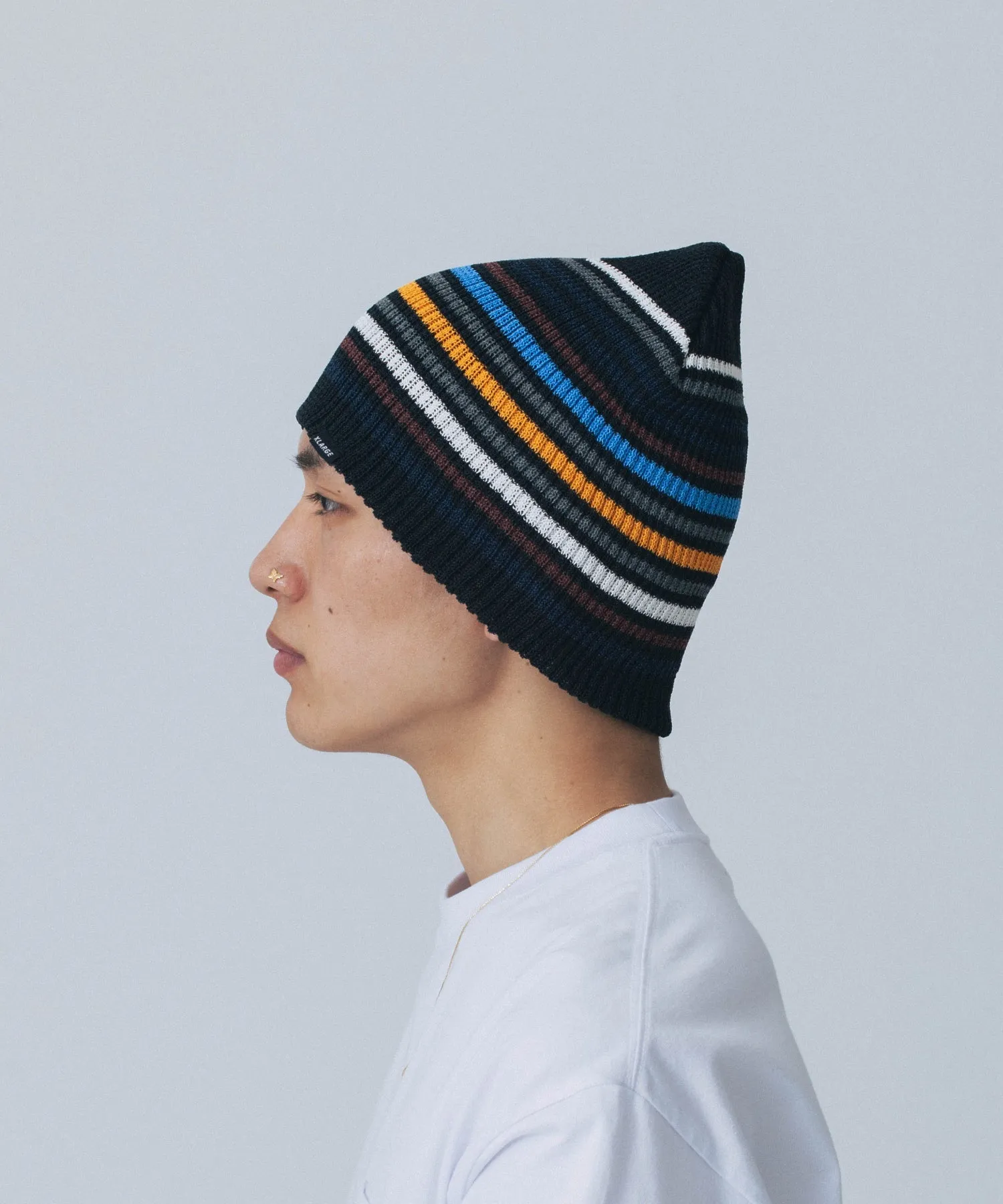 STRIPED SUMMER BEANIE