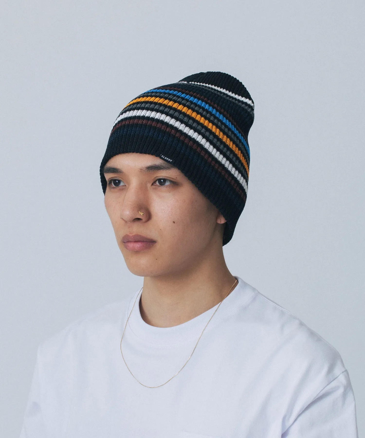 STRIPED SUMMER BEANIE