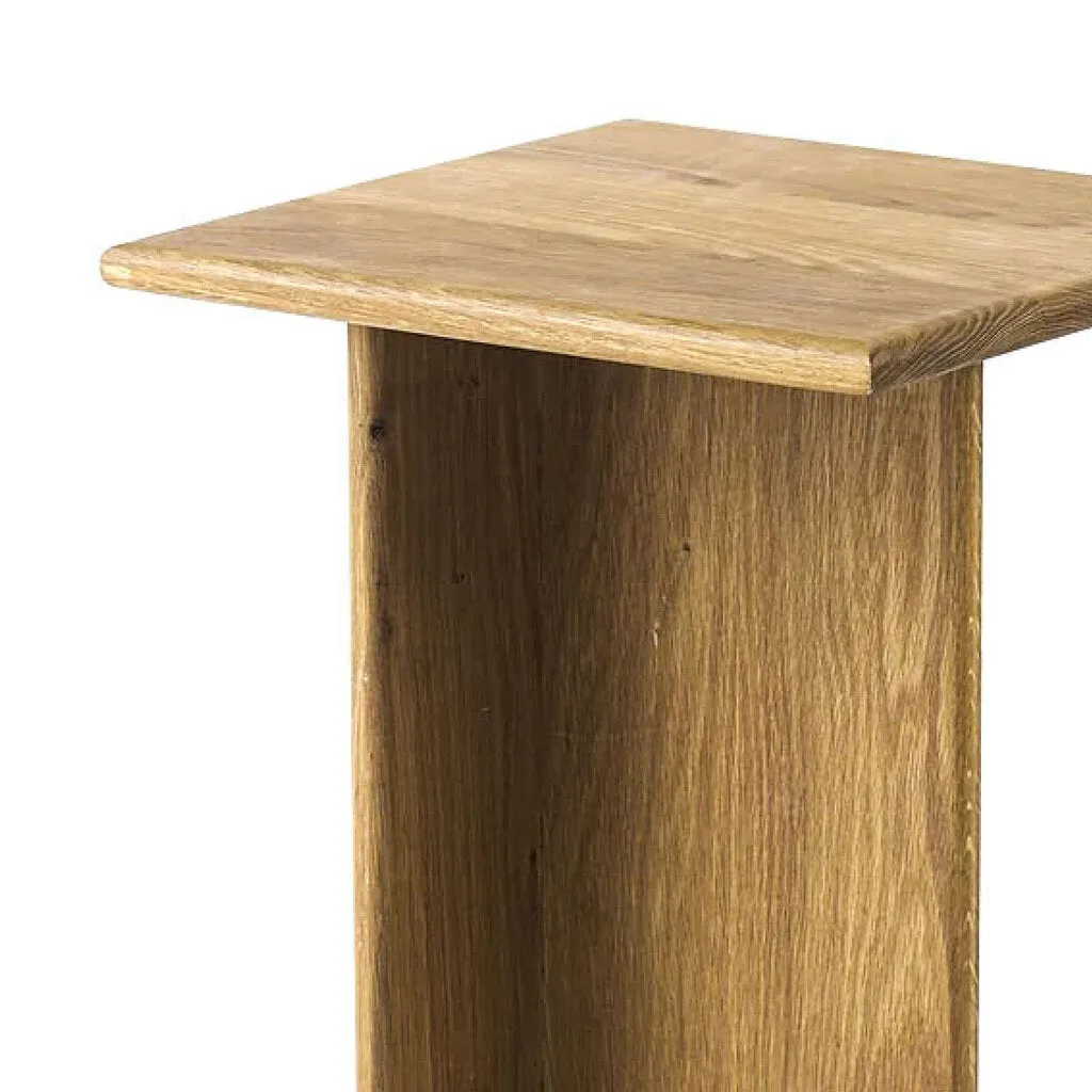 Texture White Oak Side Table