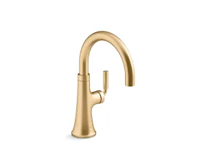 Tone Bar Kitchen Faucet in Vibrant Brushed Moderne Brass