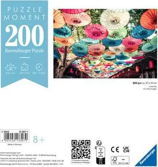 Umbrellas 200 pc Puzzle Moments Puzzle